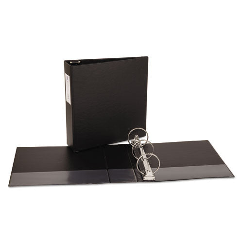 Avery® wholesale. AVERY Economy Non-view Binder With Round Rings, 3 Rings, 3" Capacity, 11 X 8.5, Black, (4601). HSD Wholesale: Janitorial Supplies, Breakroom Supplies, Office Supplies.