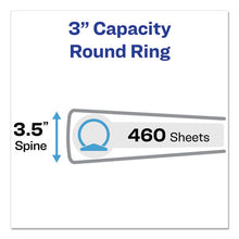 Load image into Gallery viewer, Avery® wholesale. AVERY Economy Non-view Binder With Round Rings, 3 Rings, 3&quot; Capacity, 11 X 8.5, Black, (4601). HSD Wholesale: Janitorial Supplies, Breakroom Supplies, Office Supplies.