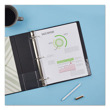 Load image into Gallery viewer, Avery® wholesale. AVERY Economy Non-view Binder With Round Rings, 3 Rings, 3&quot; Capacity, 11 X 8.5, Black, (4601). HSD Wholesale: Janitorial Supplies, Breakroom Supplies, Office Supplies.