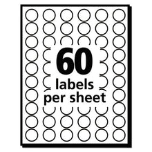 Load image into Gallery viewer, Avery® wholesale. AVERY Handwrite Only Self-adhesive Removable Round Color-coding Labels, 0.5&quot; Dia., Light Blue, 60-sheet, 14 Sheets-pack, (5050). HSD Wholesale: Janitorial Supplies, Breakroom Supplies, Office Supplies.