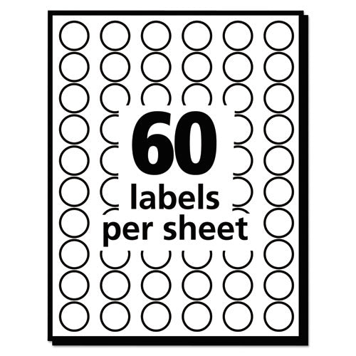 Avery® wholesale. AVERY Handwrite Only Self-adhesive Removable Round Color-coding Labels, 0.5" Dia., Light Blue, 60-sheet, 14 Sheets-pack, (5050). HSD Wholesale: Janitorial Supplies, Breakroom Supplies, Office Supplies.