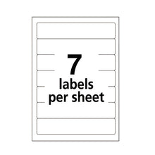 Load image into Gallery viewer, Avery® wholesale. AVERY Printable 4&quot; X 6&quot; - Permanent File Folder Labels, 0.69 X 3.44, White, 7-sheet, 36 Sheets-pack, (5204). HSD Wholesale: Janitorial Supplies, Breakroom Supplies, Office Supplies.