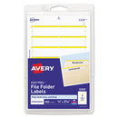 Avery® wholesale. AVERY Printable 4" X 6" - Permanent File Folder Labels, 0.69 X 3.44, White, 7-sheet, 36 Sheets-pack, (5209). HSD Wholesale: Janitorial Supplies, Breakroom Supplies, Office Supplies.