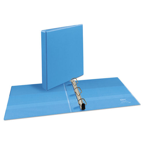 Avery® wholesale. AVERY Heavy-duty Non Stick View Binder With Durahinge And Slant Rings, 3 Rings, 1" Capacity, 11 X 8.5, Light Blue, (5301). HSD Wholesale: Janitorial Supplies, Breakroom Supplies, Office Supplies.