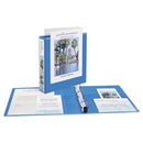 Avery® wholesale. AVERY Heavy-duty Non Stick View Binder With Durahinge And Slant Rings, 3 Rings, 1.5" Capacity, 11 X 8.5, Light Blue, (5401). HSD Wholesale: Janitorial Supplies, Breakroom Supplies, Office Supplies.