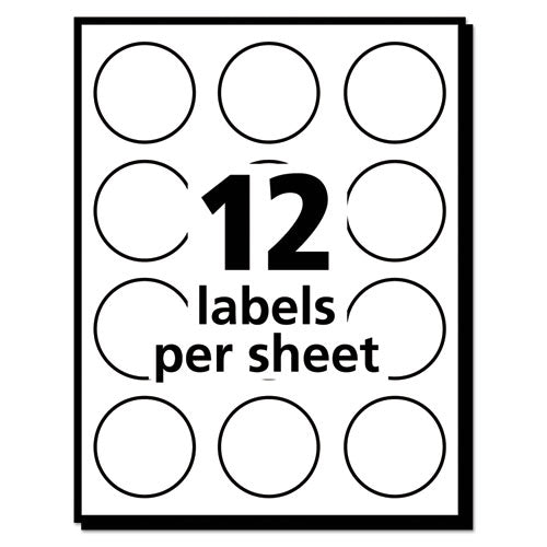 Avery® wholesale. AVERY Removable Multi-use Labels, Inkjet-laser Printers, 1" Dia., White, 12-sheet, 50 Sheets-pack, (5410). HSD Wholesale: Janitorial Supplies, Breakroom Supplies, Office Supplies.