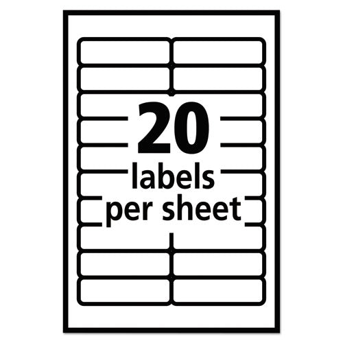 Avery® wholesale. AVERY Removable Multi-use Labels, Inkjet-laser Printers, 0.5 X 1.75, White, 20-sheet, 42 Sheets-pack, (5422). HSD Wholesale: Janitorial Supplies, Breakroom Supplies, Office Supplies.