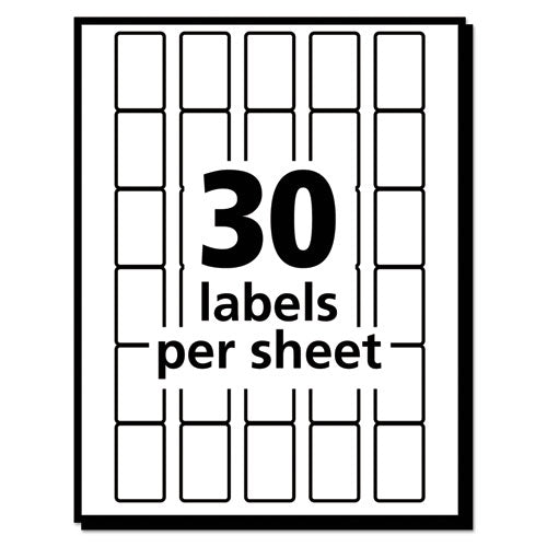 Avery® wholesale. AVERY Removable Multi-use Labels, Handwrite Only, 0.63 X 0.88, White, 30-sheet, 35 Sheets-pack, (5424). HSD Wholesale: Janitorial Supplies, Breakroom Supplies, Office Supplies.
