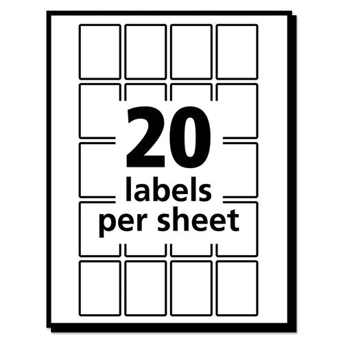 Avery® wholesale. AVERY Removable Multi-use Labels, Inkjet-laser Printers, 1 X 0.75, White, 20-sheet, 50 Sheets-pack, (5428). HSD Wholesale: Janitorial Supplies, Breakroom Supplies, Office Supplies.