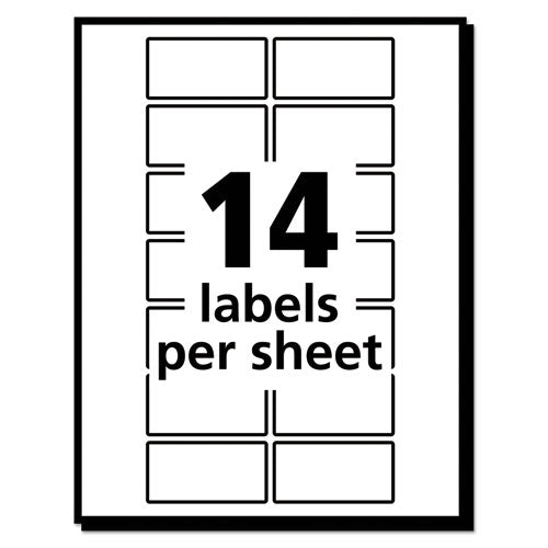 Avery® wholesale. AVERY Removable Multi-use Labels, Inkjet-laser Printers, 0.75 X 1.5, White, 14-sheet, 36 Sheets-pack, (5430). HSD Wholesale: Janitorial Supplies, Breakroom Supplies, Office Supplies.