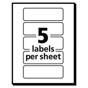 Avery® wholesale. AVERY Removable Multi-use Labels, Inkjet-laser Printers, 1 X 3, White, 5-sheet, 50 Sheets-pack, (5436). HSD Wholesale: Janitorial Supplies, Breakroom Supplies, Office Supplies.