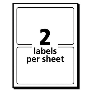 Avery® wholesale. AVERY Removable Multi-use Labels, Inkjet-laser Printers, 2 X 4, White, 2-sheet, 50 Sheets-pack, (5444). HSD Wholesale: Janitorial Supplies, Breakroom Supplies, Office Supplies.