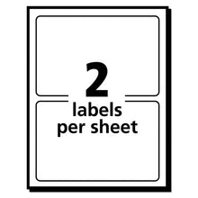 Load image into Gallery viewer, Avery® wholesale. AVERY Removable Multi-use Labels, Inkjet-laser Printers, 3 X 4, White, 2-sheet, 40 Sheets-pack, (5453). HSD Wholesale: Janitorial Supplies, Breakroom Supplies, Office Supplies.