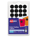 Avery® wholesale. AVERY Handwrite Only Self-adhesive Removable Round Color-coding Labels, 0.75" Dia., Black, 28-sheet, 36 Sheets-pack, (5459). HSD Wholesale: Janitorial Supplies, Breakroom Supplies, Office Supplies.