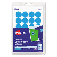 Avery® wholesale. AVERY Printable Self-adhesive Removable Color-coding Labels, 0.75