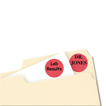 Load image into Gallery viewer, Avery® wholesale. AVERY Printable Self-adhesive Removable Color-coding Labels, 0.75&quot; Dia., Red, 24-sheet, 42 Sheets-pack, (5466). HSD Wholesale: Janitorial Supplies, Breakroom Supplies, Office Supplies.