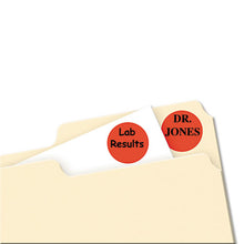 Load image into Gallery viewer, Avery® wholesale. AVERY Printable Self-adhesive Removable Color-coding Labels, 0.75&quot; Dia., Neon Red, 24-sheet, 42 Sheets-pack, (5467). HSD Wholesale: Janitorial Supplies, Breakroom Supplies, Office Supplies.