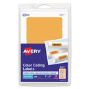 Avery® wholesale. AVERY Printable Self-adhesive Removable Color-coding Labels, 1 X 3, Neon Orange, 5-sheet, 40 Sheets-pack, (5477). HSD Wholesale: Janitorial Supplies, Breakroom Supplies, Office Supplies.