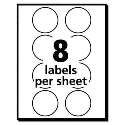 Avery® wholesale. AVERY Printable Self-adhesive Removable Color-coding Labels, 1.25" Dia., Neon Red, 8-sheet, 50 Sheets-pack, (5497). HSD Wholesale: Janitorial Supplies, Breakroom Supplies, Office Supplies.