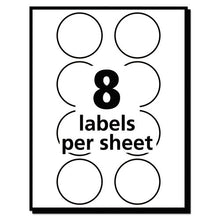 Load image into Gallery viewer, Avery® wholesale. AVERY Printable Self-adhesive Removable Color-coding Labels, 1.25&quot; Dia., Neon Green, 8-sheet, 50 Sheets-pack, (5498). HSD Wholesale: Janitorial Supplies, Breakroom Supplies, Office Supplies.