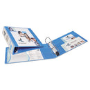 Avery® wholesale. AVERY Heavy-duty Non Stick View Binder With Durahinge And Slant Rings, 3 Rings, 3" Capacity, 11 X 8.5, Light Blue, (5601). HSD Wholesale: Janitorial Supplies, Breakroom Supplies, Office Supplies.