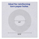 Avery® wholesale. AVERY Dispenser Pack Hole Reinforcements, 1-4" Dia, Clear, 200-pack, (5721). HSD Wholesale: Janitorial Supplies, Breakroom Supplies, Office Supplies.