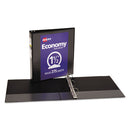 Avery® wholesale. AVERY Economy View Binder With Round Rings , 3 Rings, 1.5" Capacity, 11 X 8.5, Black, (5725). HSD Wholesale: Janitorial Supplies, Breakroom Supplies, Office Supplies.