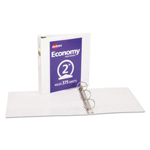 Load image into Gallery viewer, Avery® wholesale. AVERY Economy View Binder With Round Rings , 3 Rings, 2&quot; Capacity, 11 X 8.5, White, (5731). HSD Wholesale: Janitorial Supplies, Breakroom Supplies, Office Supplies.