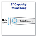 Avery® wholesale. AVERY Economy View Binder With Round Rings , 3 Rings, 3" Capacity, 11 X 8.5, White, (5741). HSD Wholesale: Janitorial Supplies, Breakroom Supplies, Office Supplies.