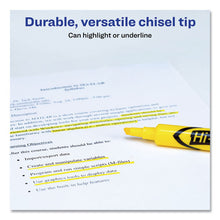 Load image into Gallery viewer, Avery® wholesale. AVERY Hi-liter Desk-style Highlighters, Chisel Tip, Yellow, Dozen, (7742). HSD Wholesale: Janitorial Supplies, Breakroom Supplies, Office Supplies.