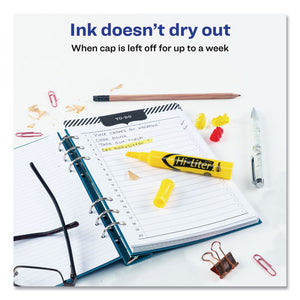 Avery® wholesale. AVERY Hi-liter Desk-style Highlighters, Chisel Tip, Yellow, Dozen, (7742). HSD Wholesale: Janitorial Supplies, Breakroom Supplies, Office Supplies.