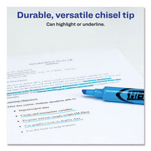 Load image into Gallery viewer, Avery® wholesale. AVERY Hi-liter Desk-style Highlighters, Chisel Tip, Light Blue, Dozen, (7746). HSD Wholesale: Janitorial Supplies, Breakroom Supplies, Office Supplies.
