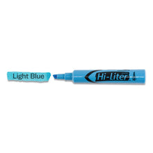 Load image into Gallery viewer, Avery® wholesale. AVERY Hi-liter Desk-style Highlighters, Chisel Tip, Light Blue, Dozen, (7746). HSD Wholesale: Janitorial Supplies, Breakroom Supplies, Office Supplies.