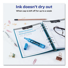Load image into Gallery viewer, Avery® wholesale. AVERY Hi-liter Desk-style Highlighters, Chisel Tip, Light Blue, Dozen, (7746). HSD Wholesale: Janitorial Supplies, Breakroom Supplies, Office Supplies.