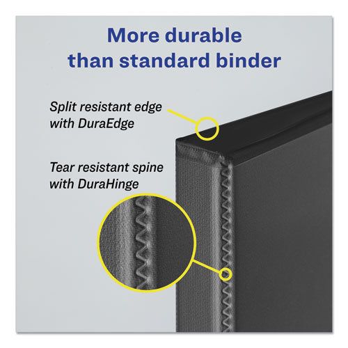 Avery® wholesale. AVERY Durable Non-view Binder With Durahinge And Ezd Rings, 3 Rings, 1" Capacity, 11 X 8.5, Black, (8302). HSD Wholesale: Janitorial Supplies, Breakroom Supplies, Office Supplies.