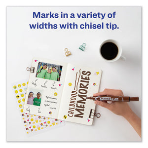 Avery® wholesale. AVERY Marks A Lot Large Desk-style Permanent Marker, Broad Chisel Tip, Brown, Dozen, (8881). HSD Wholesale: Janitorial Supplies, Breakroom Supplies, Office Supplies.