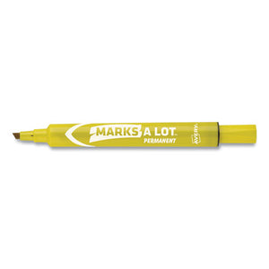 Avery® wholesale. AVERY Marks A Lot Large Desk-style Permanent Marker, Broad Chisel Tip, Yellow, Dozen, (8882). HSD Wholesale: Janitorial Supplies, Breakroom Supplies, Office Supplies.