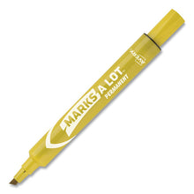 Load image into Gallery viewer, Avery® wholesale. AVERY Marks A Lot Large Desk-style Permanent Marker, Broad Chisel Tip, Yellow, Dozen, (8882). HSD Wholesale: Janitorial Supplies, Breakroom Supplies, Office Supplies.