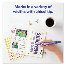 Load image into Gallery viewer, Avery® wholesale. AVERY Marks A Lot Large Desk-style Permanent Marker, Broad Chisel Tip, Purple, Dozen, (8884). HSD Wholesale: Janitorial Supplies, Breakroom Supplies, Office Supplies.