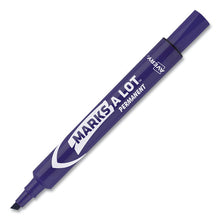 Load image into Gallery viewer, Avery® wholesale. AVERY Marks A Lot Large Desk-style Permanent Marker, Broad Chisel Tip, Purple, Dozen, (8884). HSD Wholesale: Janitorial Supplies, Breakroom Supplies, Office Supplies.