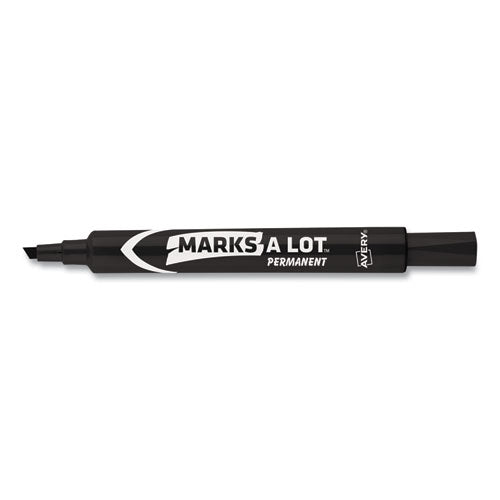 Avery® wholesale. AVERY Marks A Lot Large Desk-style Permanent Marker, Broad Chisel Tip, Black, Dozen, (8888). HSD Wholesale: Janitorial Supplies, Breakroom Supplies, Office Supplies.
