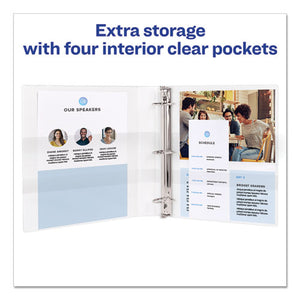 Avery® wholesale. AVERY Durable View Binder With Durahinge And Ezd Rings, 3 Rings, 1" Capacity, 11 X 8.5, Black, (9300). HSD Wholesale: Janitorial Supplies, Breakroom Supplies, Office Supplies.