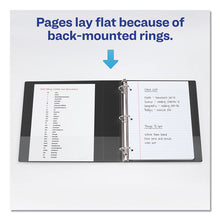 Load image into Gallery viewer, Avery® wholesale. AVERY Durable View Binder With Durahinge And Ezd Rings, 3 Rings, 1&quot; Capacity, 11 X 8.5, Black, (9300). HSD Wholesale: Janitorial Supplies, Breakroom Supplies, Office Supplies.