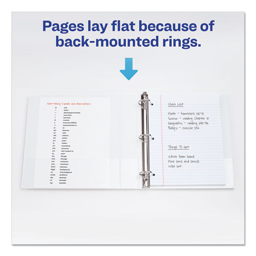 Avery® wholesale. AVERY Durable View Binder With Durahinge And Ezd Rings, 3 Rings, 1" Capacity, 11 X 8.5, White, (9301). HSD Wholesale: Janitorial Supplies, Breakroom Supplies, Office Supplies.