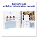 Avery® wholesale. AVERY Durable View Binder With Durahinge And Ezd Rings, 3 Rings, 1.5" Capacity, 11 X 8.5, Black, (9400). HSD Wholesale: Janitorial Supplies, Breakroom Supplies, Office Supplies.