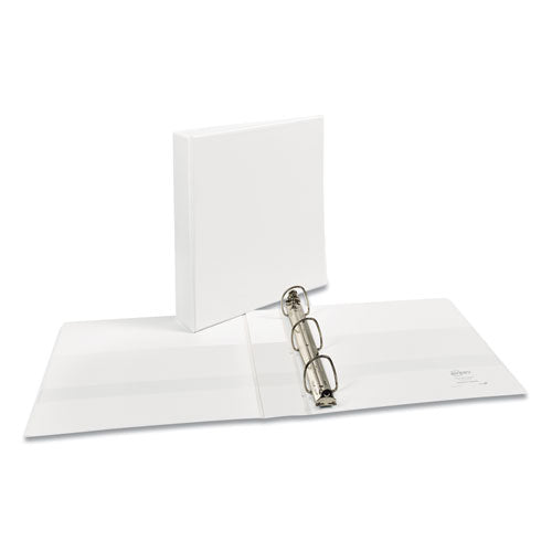 Avery® wholesale. AVERY Durable View Binder With Durahinge And Ezd Rings, 3 Rings, 1.5" Capacity, 11 X 8.5, White, (9401). HSD Wholesale: Janitorial Supplies, Breakroom Supplies, Office Supplies.