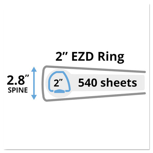 Avery® wholesale. AVERY Durable View Binder With Durahinge And Ezd Rings, 3 Rings, 2" Capacity, 11 X 8.5, Black, (9500). HSD Wholesale: Janitorial Supplies, Breakroom Supplies, Office Supplies.