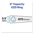 Avery® wholesale. AVERY Durable View Binder With Durahinge And Ezd Rings, 3 Rings, 3" Capacity, 11 X 8.5, Black, (9700). HSD Wholesale: Janitorial Supplies, Breakroom Supplies, Office Supplies.