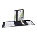 Avery® wholesale. AVERY Durable View Binder With Durahinge And Ezd Rings, 3 Rings, 4" Capacity, 11 X 8.5, Black, (9800). HSD Wholesale: Janitorial Supplies, Breakroom Supplies, Office Supplies.
