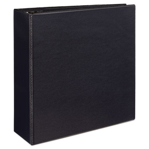 Avery® wholesale. AVERY Durable View Binder With Durahinge And Ezd Rings, 3 Rings, 4" Capacity, 11 X 8.5, Black, (9800). HSD Wholesale: Janitorial Supplies, Breakroom Supplies, Office Supplies.